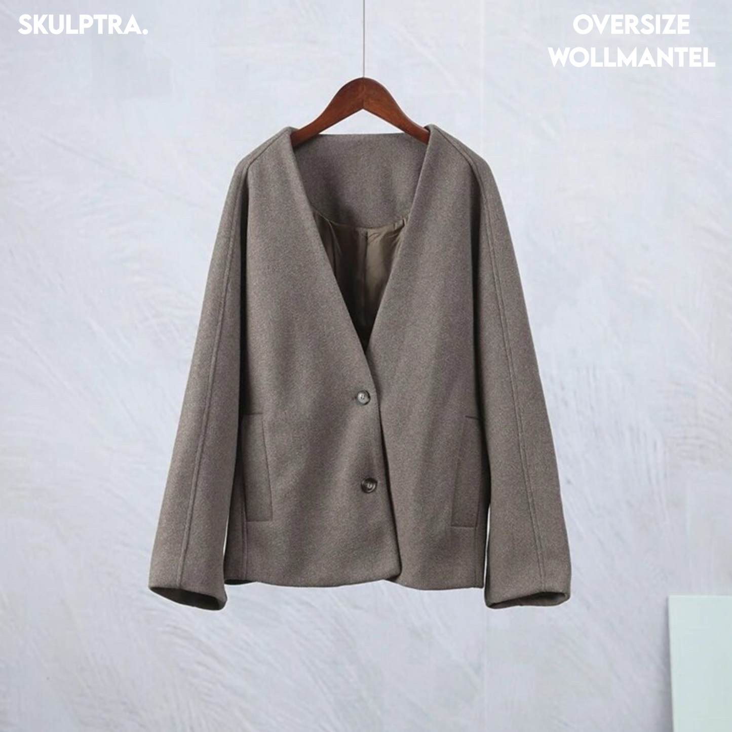 SKULPTRA™ - Oversize Wollmantel