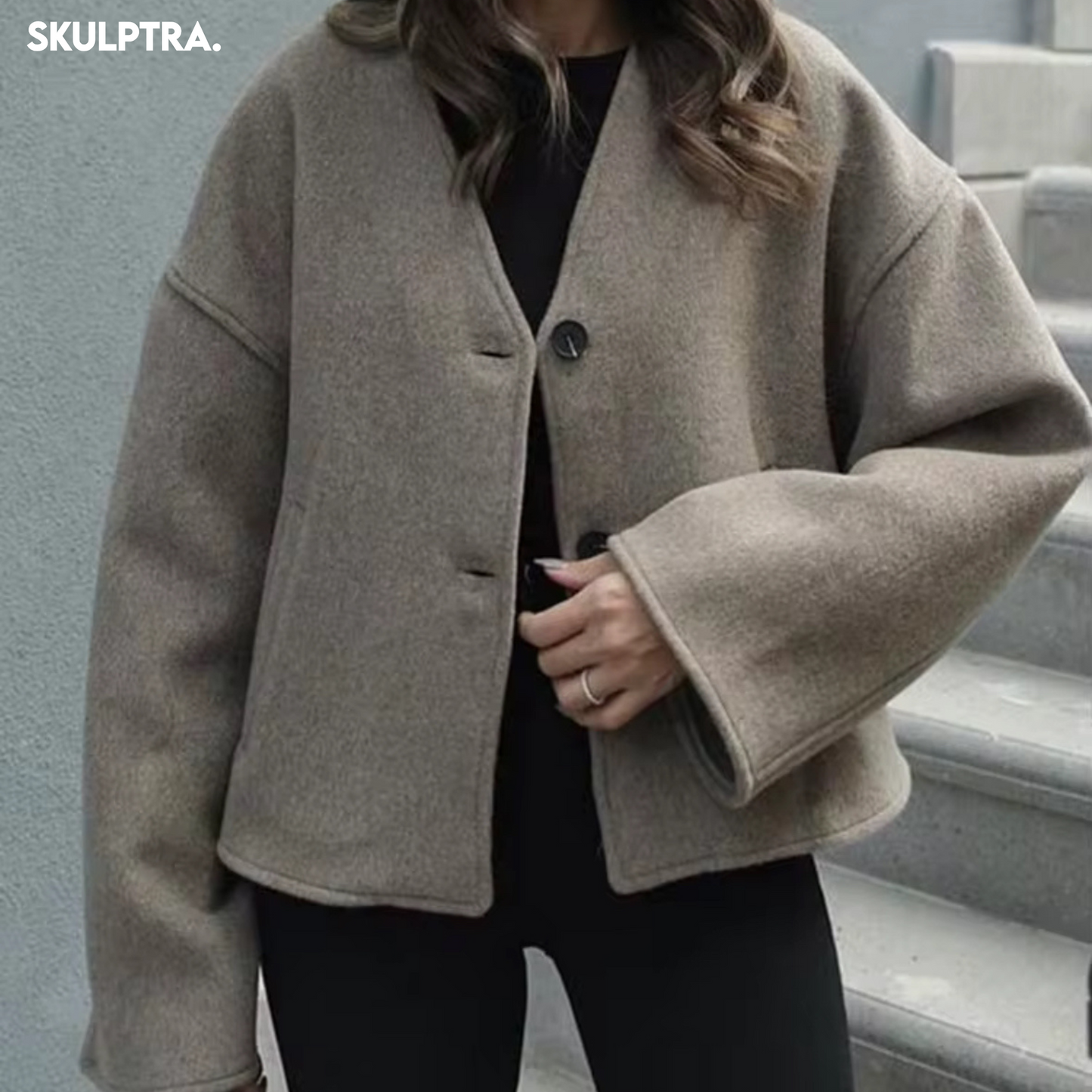 SKULPTRA™ - Oversize Wollmantel