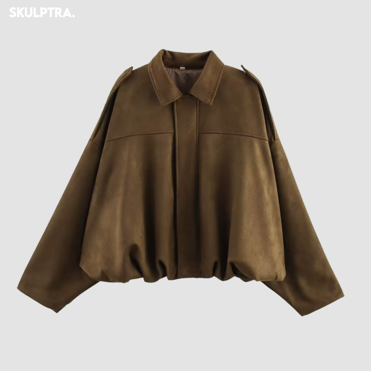 SKULPTRA™ - Suede Bomber Jacke