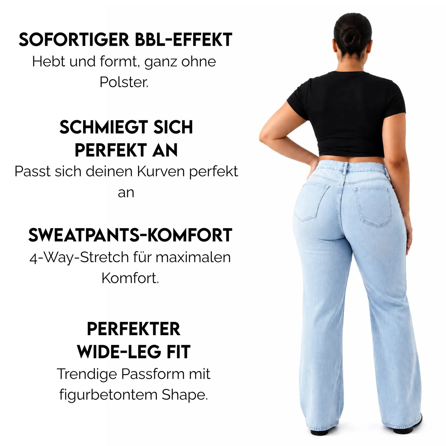 BBL WIDE LEG JEANS SKULPTRA.